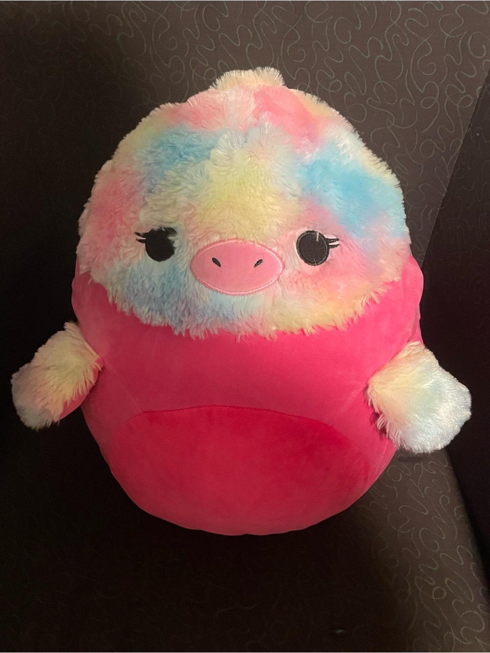 Squishmallows Rainbow Pastel Pink Abilene Plush
